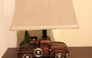 My Old Red Truck Lamp- Purchased In 2010! - WAS I PSYCHIC?