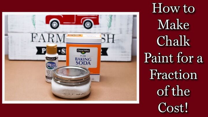 how to make chalk paint with baking soda and acrylic paints baking s