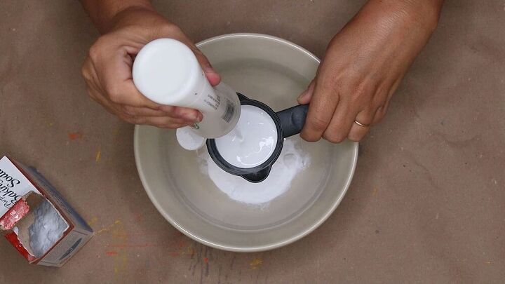 cmo hacer pintura de tiza con bicarbonato de sodio y pinturas acrlicas baking s