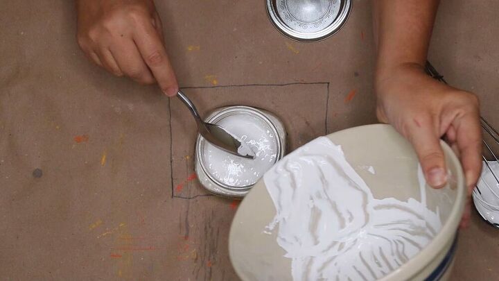 cmo hacer pintura de tiza con bicarbonato de sodio y pinturas acrlicas baking s