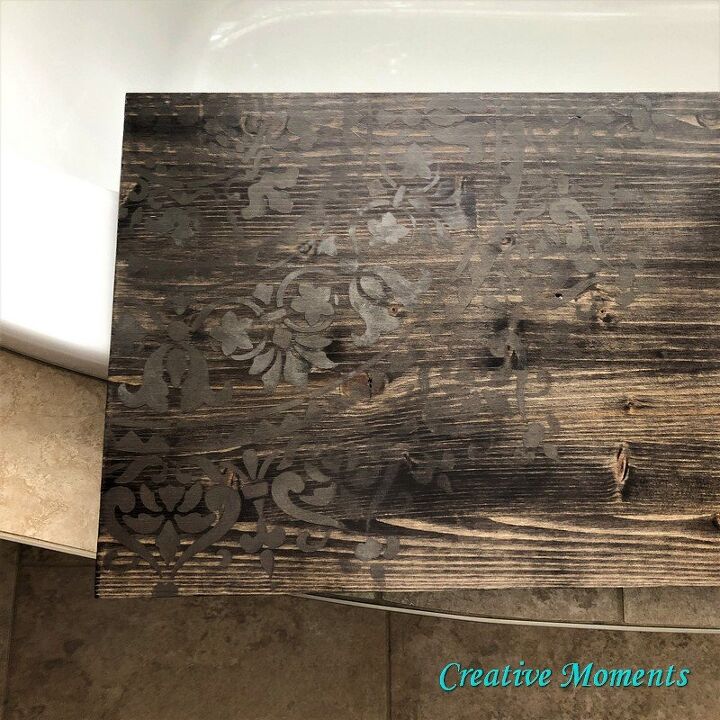 bathtub tray in zar luxury stain