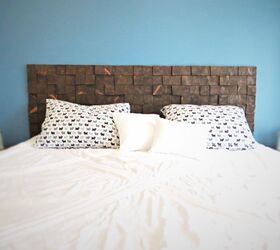 15 ideas that belong on your diy resolution list, DIY this textured headboard from wood blocks