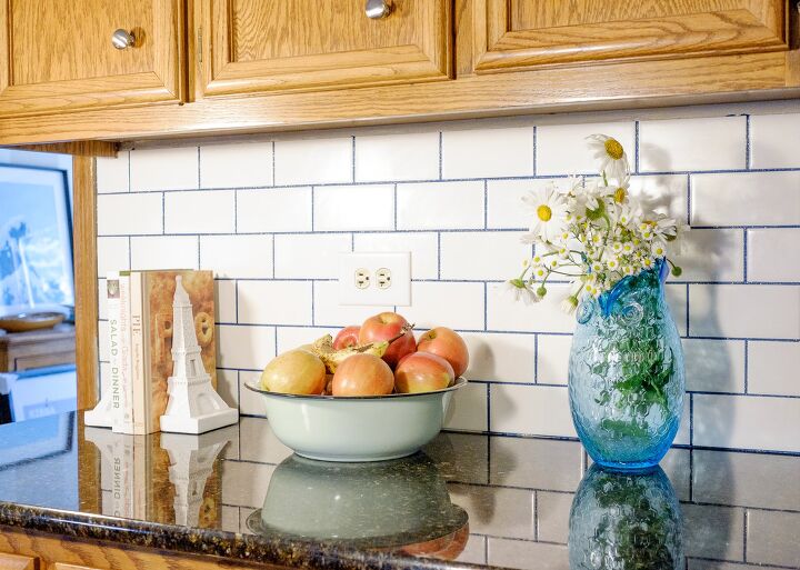 15 ideas that belong on your diy resolution list, Revamp your kitchen with subway tile and Glamour Grout backsplash