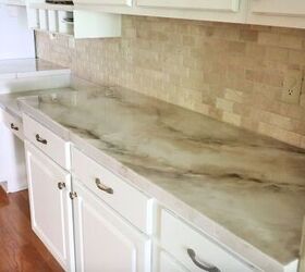 15 ideas that belong on your diy resolution list, Cover your laminate kitchen counters with epoxy