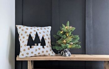 Easy Modern Christmas Pillow