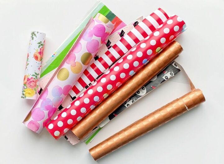 patchwork wrapping paper