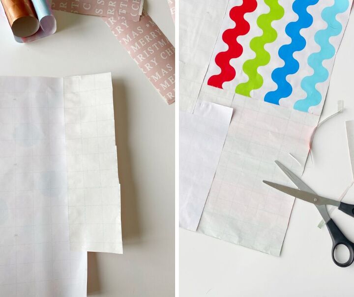 patchwork wrapping paper
