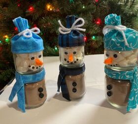 Last Minute Snowman From Glass Jars | Hometalk
