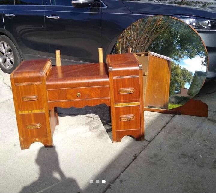 how do i raise the height of this antique vanity