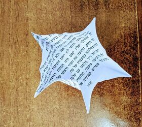 christmas star origami ornament