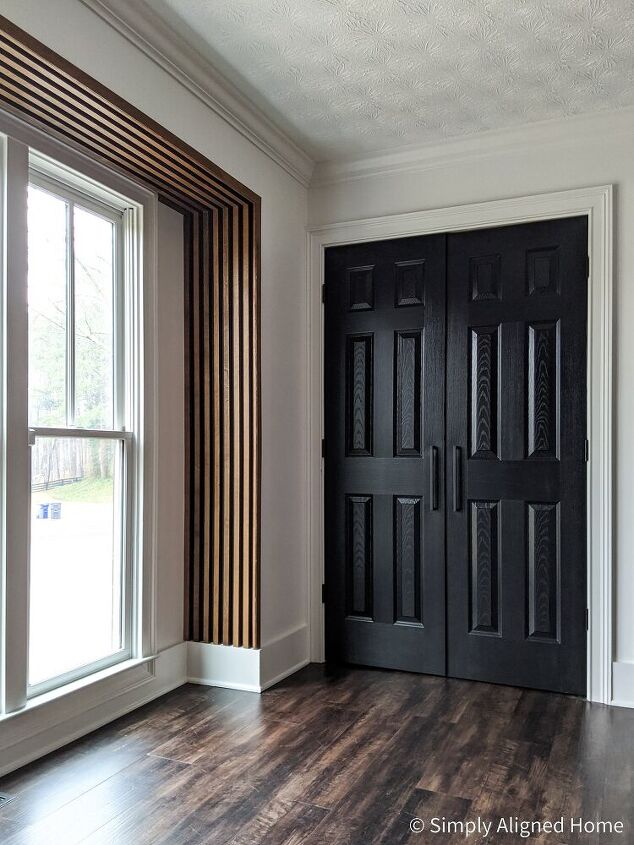 How to Create a Bay Window Slat Wall | Hometalk