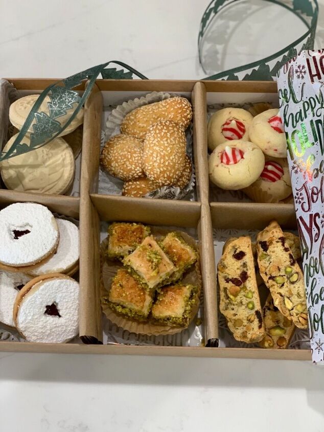 caja de galletas de navidad