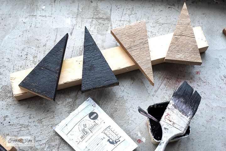 whip up these adorable christmas trees in presents using wood scraps