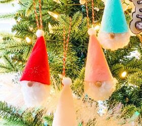 s 15 of our favorite christmas ornaments people made this year, DIY these delightful gnome ornaments from hand made pompoms