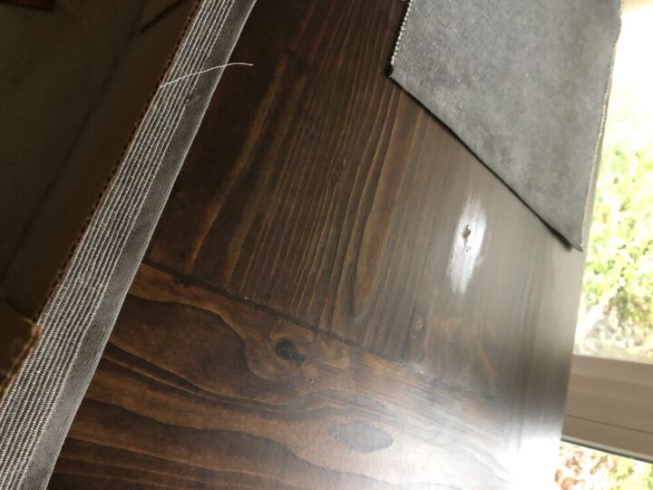 q how to fix dent in table