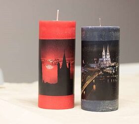 photo candle souvenirs with a personal touch