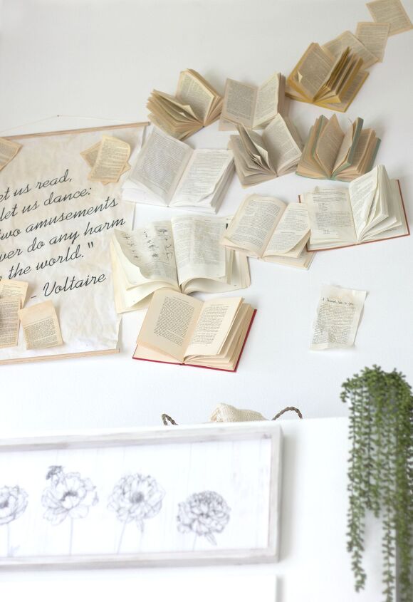 10 mini makeovers that you can pull off in just 1 weekend, Celebrate your love of lit with dreamy book wall art