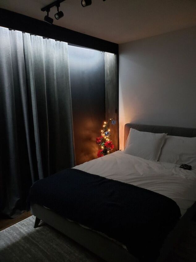 how to build a frame around a window with a curtain box, Strip Lighting