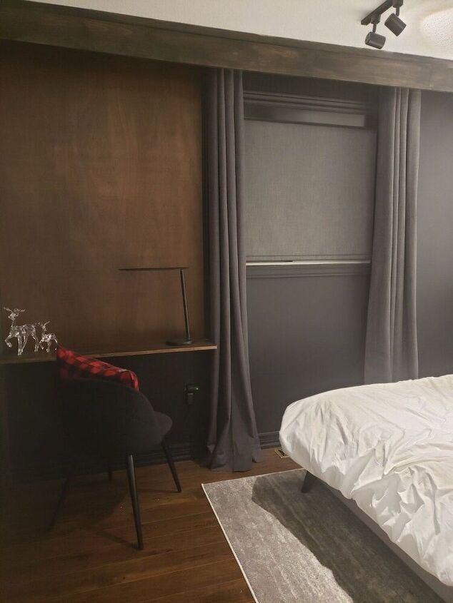 how to build a frame around a window with a curtain box