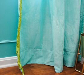 s boost your mood with these 12 colorful decor ideas, DIY these boho ombre curtains with a playful fringe