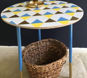 13 eye catching end tables you ll definitely want to add to your home, Go geometric with this modern accent table