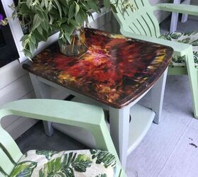 13 eye catching end tables you ll definitely want to add to your home, Make gorgeous side tables using Unicorn Spit and Epoxy