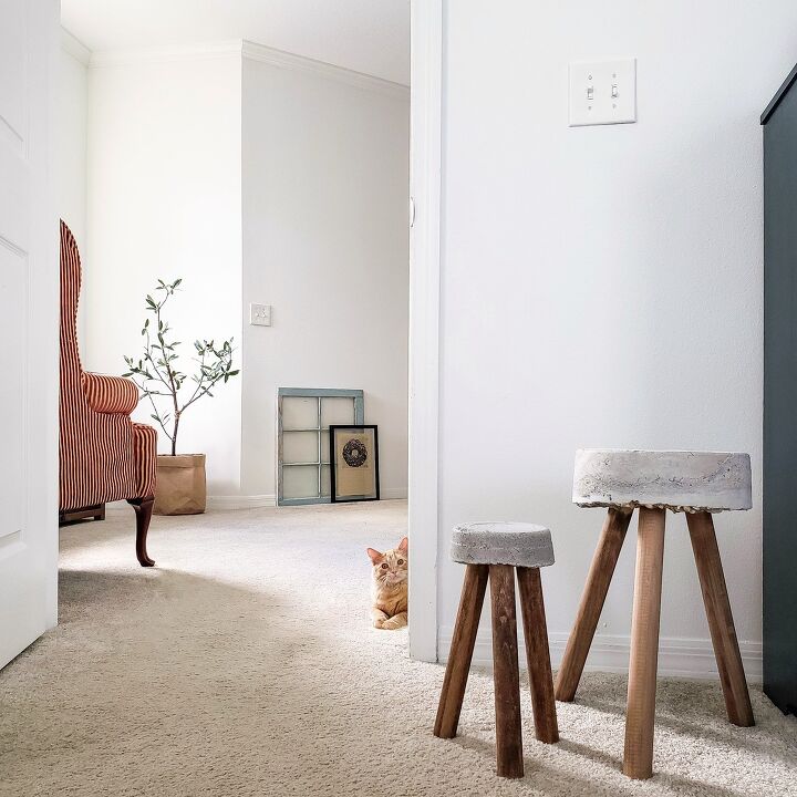 13 eye catching end tables you ll definitely want to add to your home, Make your own concrete stools from scratch