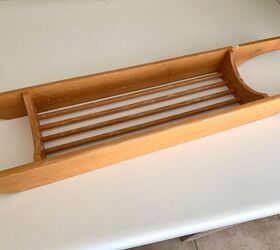 extra shower storage with a repurposed bath caddy