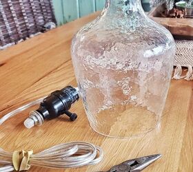 how to create a mercury glass lamp base