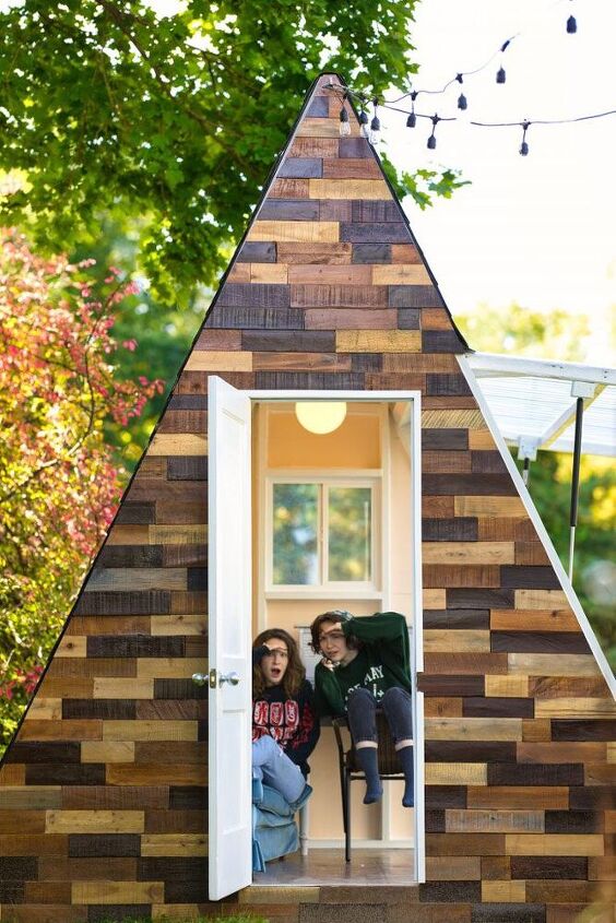 las alumnas de twin high school construyeron una pequea casa durante el covid para la