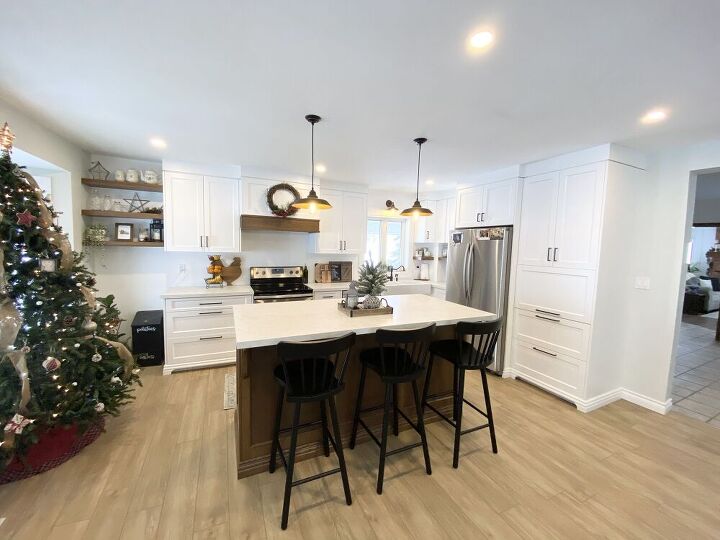 german schmear brick backsplash, Kitchen before