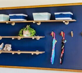 12 clever storage solutions we are so copying next year, Tackle garage chaos with a simple attractive storage wall