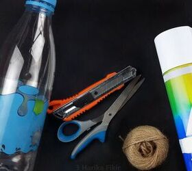 room decor idea with plastic bottle and led light