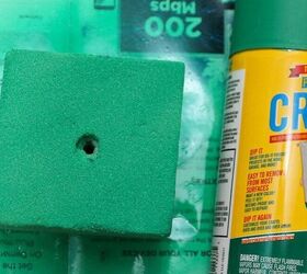 Why you should paint a block of floral foam green before sunday night