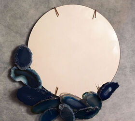 s 20 beautiful ways to decorate with mirrors, Celebrate the beauty of nature with a gorgeous geode framed mirror