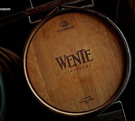 clear coat wine barrel top using epoxy resin, Wine Barrel from Wente Vineyards