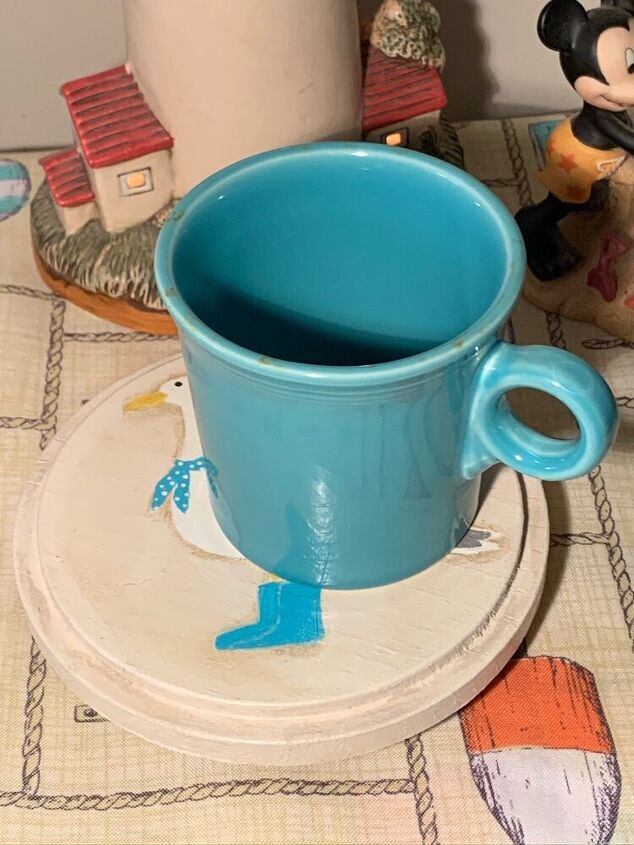 coffee mug perch, The end