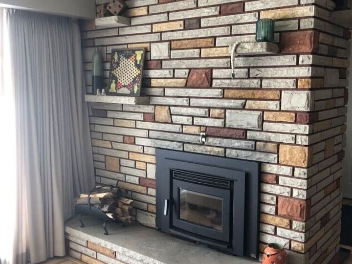 q decorating fireplace