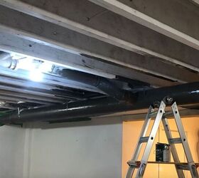 painting our exposed basement ceiling