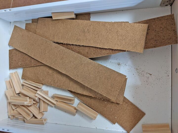 diy kitchen drawer dividers, Building materials