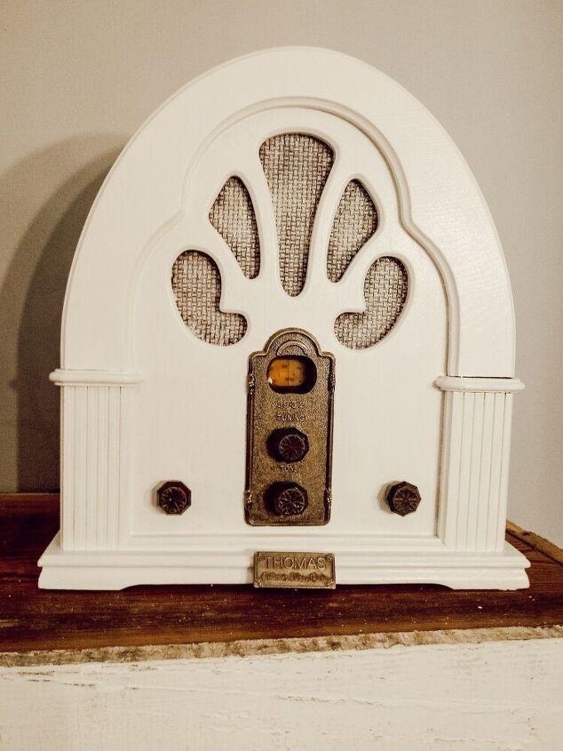 como pintar um radio antigo