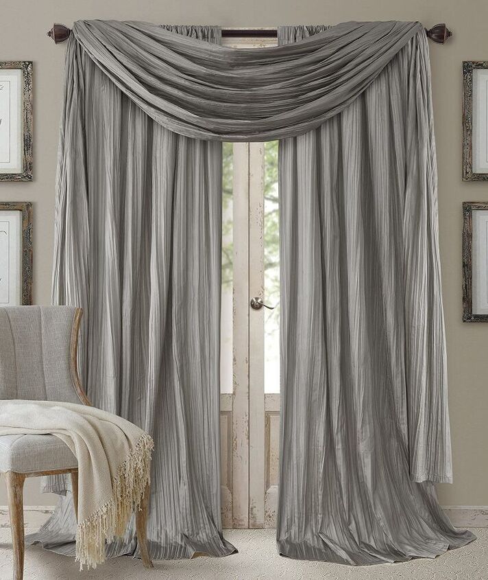s 7 window treatments that will make all the difference for 2021, Decadent Flowing Curtains