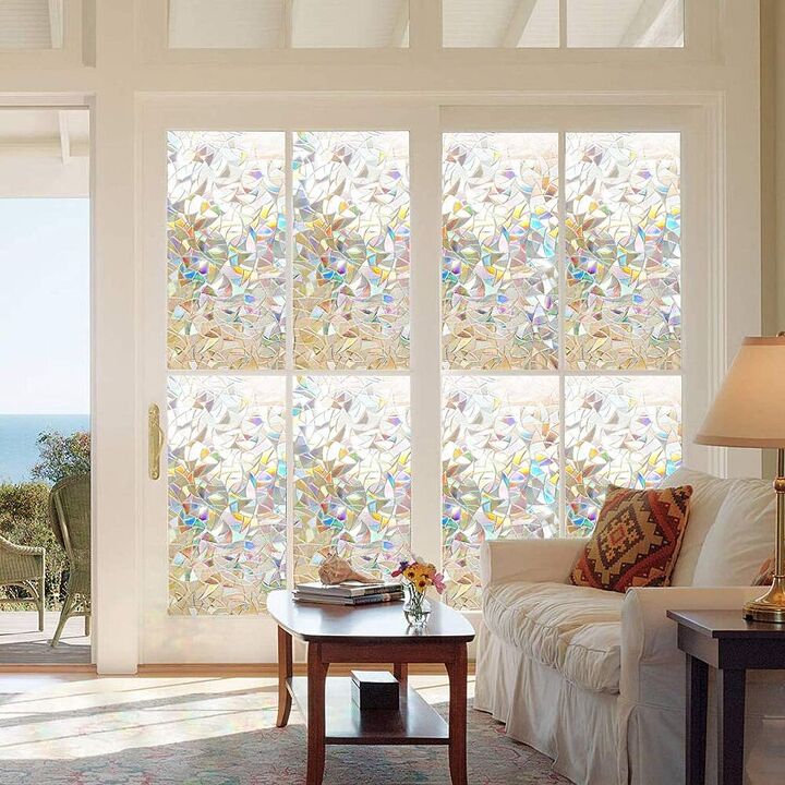s 7 window treatments that will make all the difference for 2021, Rainbow Privacy Film