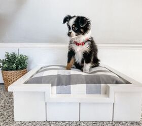 shiplap dog bed