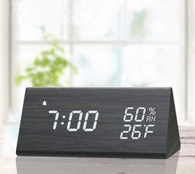 s 10 bedroom accents you should definitely get for your home this year, Modern Wood Clock