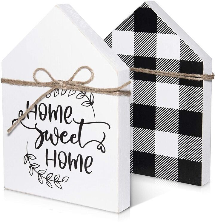 s https www hometalk com 44368235 s 10 bedroom accents you should defi, Buffalo Plaid Home Sweet Home Sign