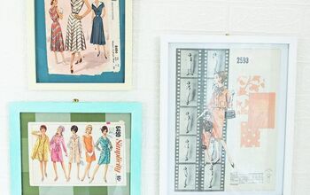  Adicione um toque de elegância à sua decoração com esta arte de padrão vintage DIY.