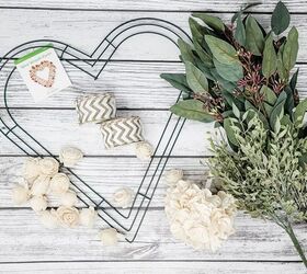 How to Make a Cute DIY Wire Heart Wreath on a Budget