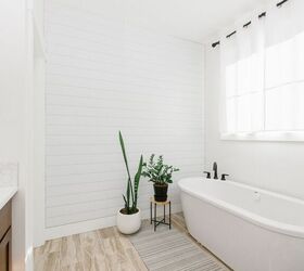how to easily install a shiplap accent wall