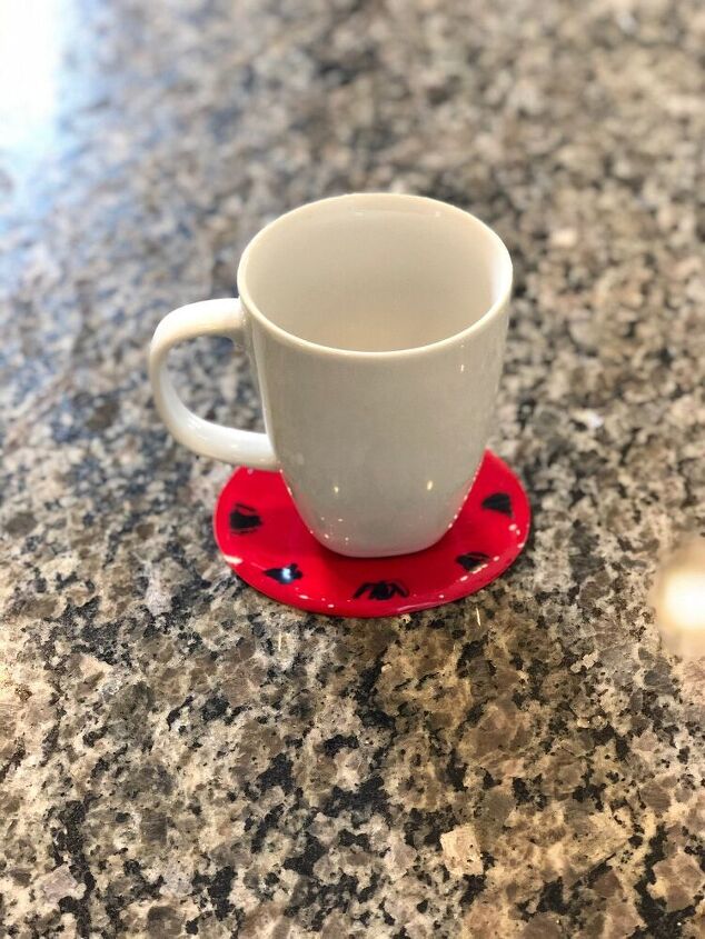 DIY Coaster From Red